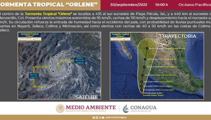 'Orlene' no representa demasiado riesgo a la bahía