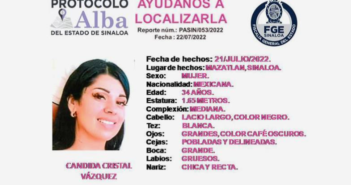 SSyPC confirma que cuerpo hallado en Sinaloa no es de Cándida Cristal Vázquez