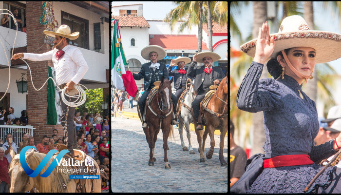 Después de dos años se realiza el tradicional Desfile Charro en Puerto Vallarta
