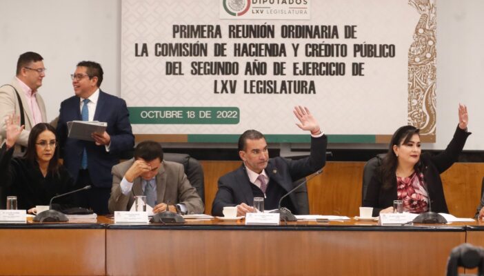Aprueba Comisión de Hacienda y Crédito Público dictamen que expide la Ley de Ingresos de la Federación 2023