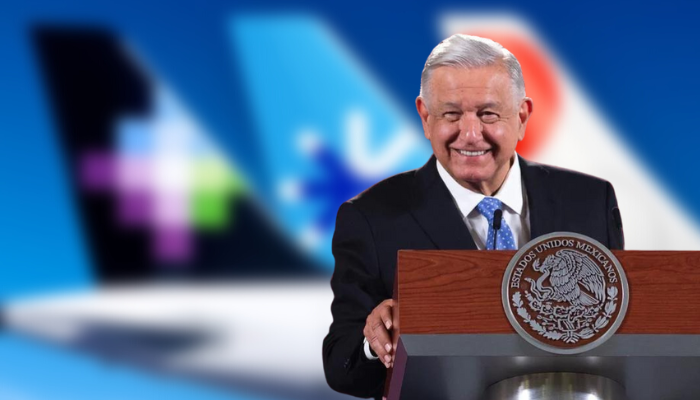 AMLO evalúa dejar entrar aerolíneas extranjeras, por crisis de aerolíneas mexicanas
