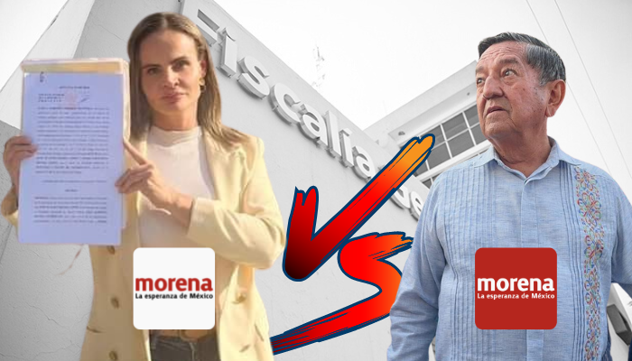 Profe Michel en calidad de imputado por el delito de violencia política