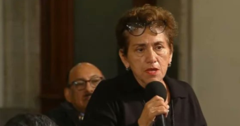 VIDEO: "Tengo miedo" dice Susana Carreño a AMLO durante la mañanera