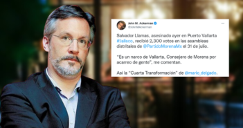 "Es un narco de Vallarta", dice John Ackerman sobre Salvador Llamas