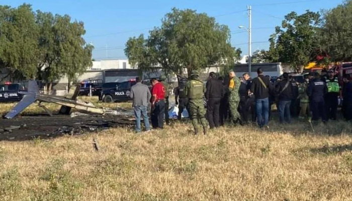 FGR descarta que desplome de helicóptero en Aguascalientes haya sido por disparos