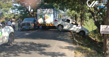 Se produce choque vehícular en Rancho Nacar