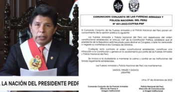 Perú al momento: disolución del congreso, golpe de estado, vacancia presidencial