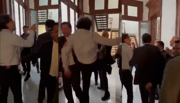 VIDEO: "Poco hombre, sin palabra", diputados del PVEM y PRD protagonizan pelea