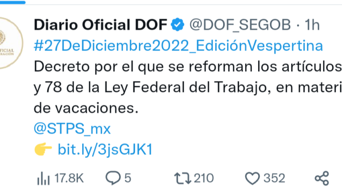 Se oficializan "vacaciones dignas"