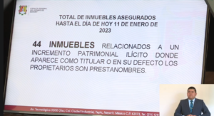 Han asegurado más de 70 inmuebles relacionados al ex gobernador Ney N