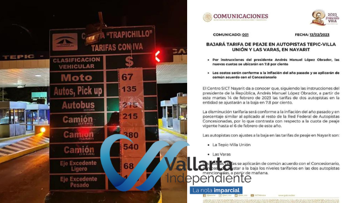 Despiertan nayaritas con nuevas tarifas en autopistas de cuota
