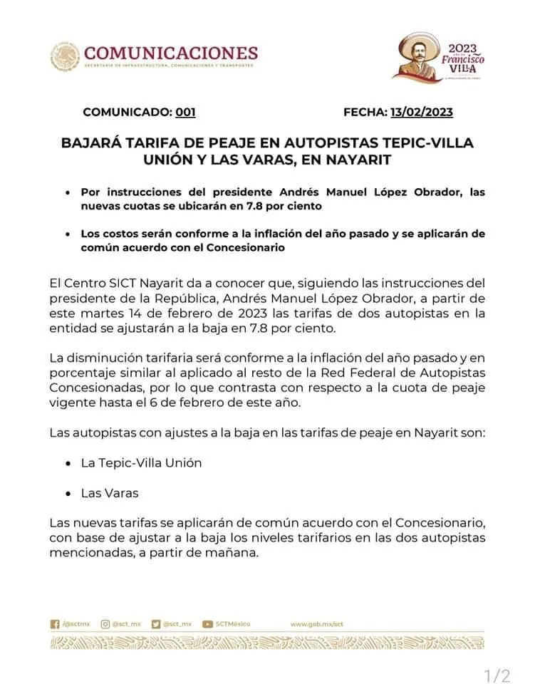 Despiertan nayaritas con nuevas tarifas en autopistas de cuota