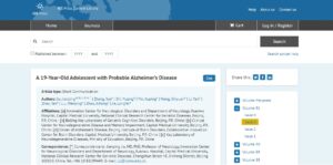 ¿Cuál es la persona más joven en tener Alzheimer?