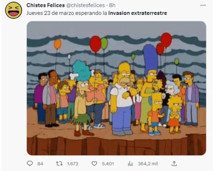 Pues no llegaron los aliens como lo advertía el TikToker, pero sí los MEMES