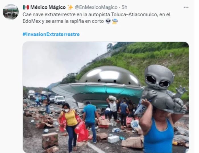 Pues no llegaron los aliens como lo advertía el TikToker, pero sí los MEMES