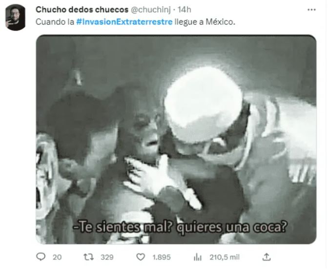Pues no llegaron los aliens como lo advertía el TikToker, pero sí los MEMES