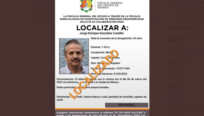 periodista desaparecido Jorge Enrique González