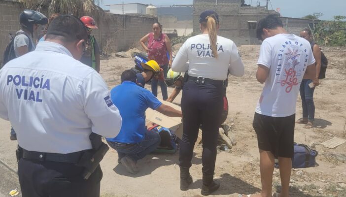 VIDEO: Motociclista atropella a menor en Puerto Vallarta y se da a la fuga en lugar de ayudarlo