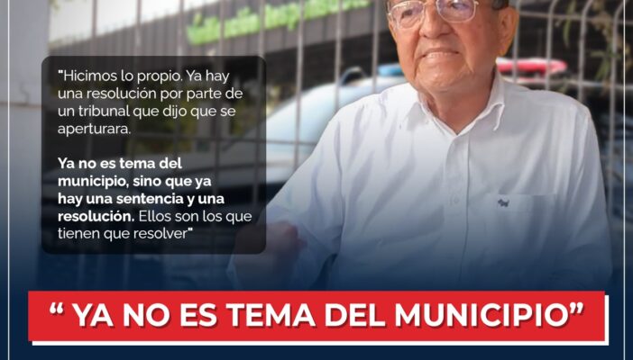 El verificentro sigue... y el "Profe" Michel se lava las manos