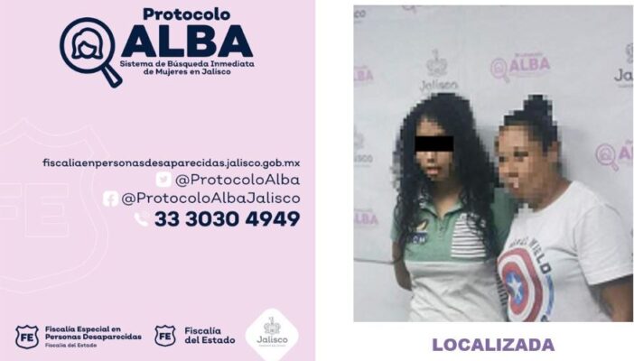 joven localizada en jalisco