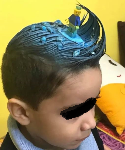 Conoce el "peinado loco", la nueva tendencia por el día del niño