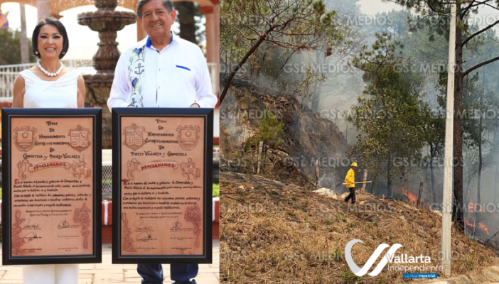 ¿Y el "Profe" Michel? incendios afectan puerto vallarta