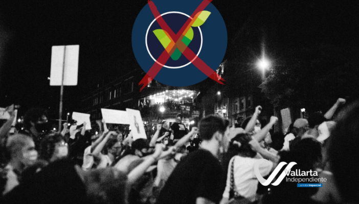 marcha contra la verificacion responsable en puerto vallarta