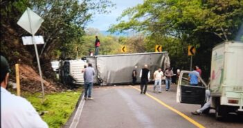 accidente en carretera Federal 200