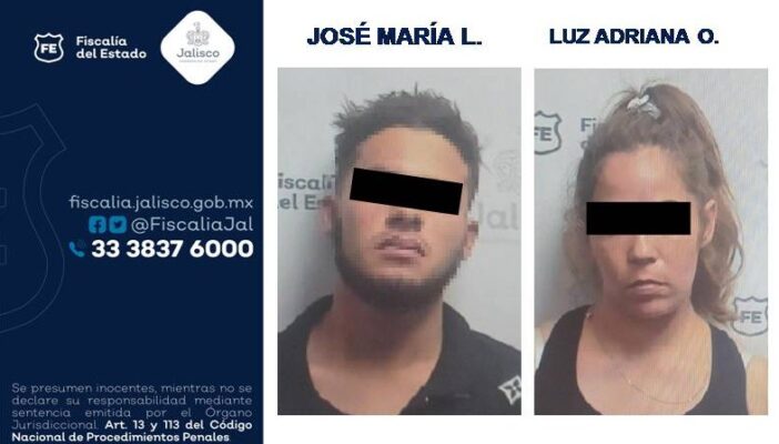 Detienen a pareja que intentaba asaltar a mujer con un cuchillo para quitarle su celular