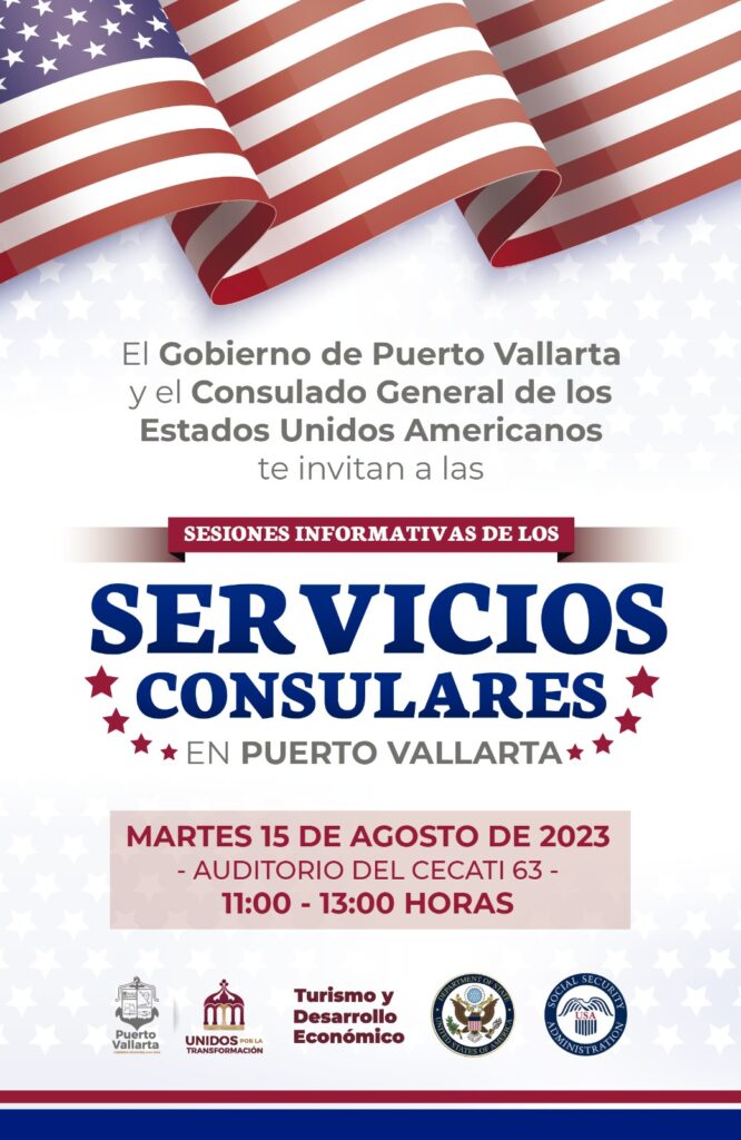 sesiones informativas de los servicios consulares de Estados Unidos en Puerto Vallarta