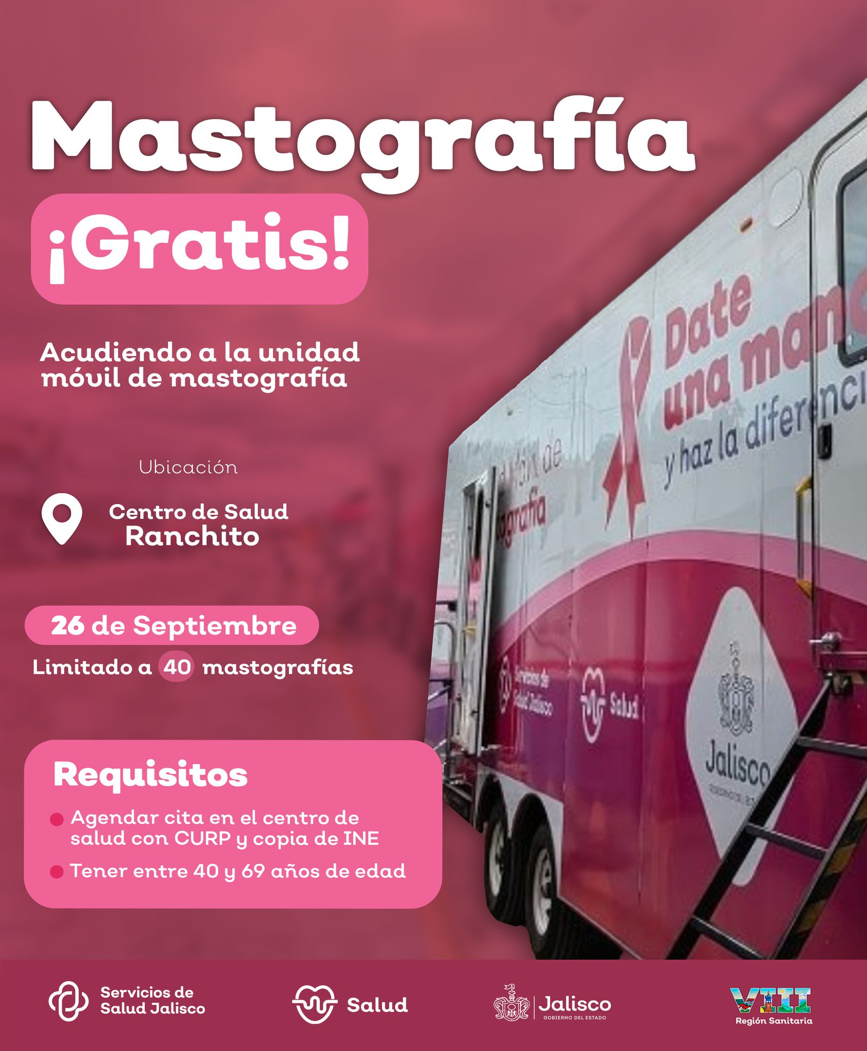 Realizarán jornada de mastografías gratis en Puerto Vallarta 1 mastografías gratis en Puerto Vallarta