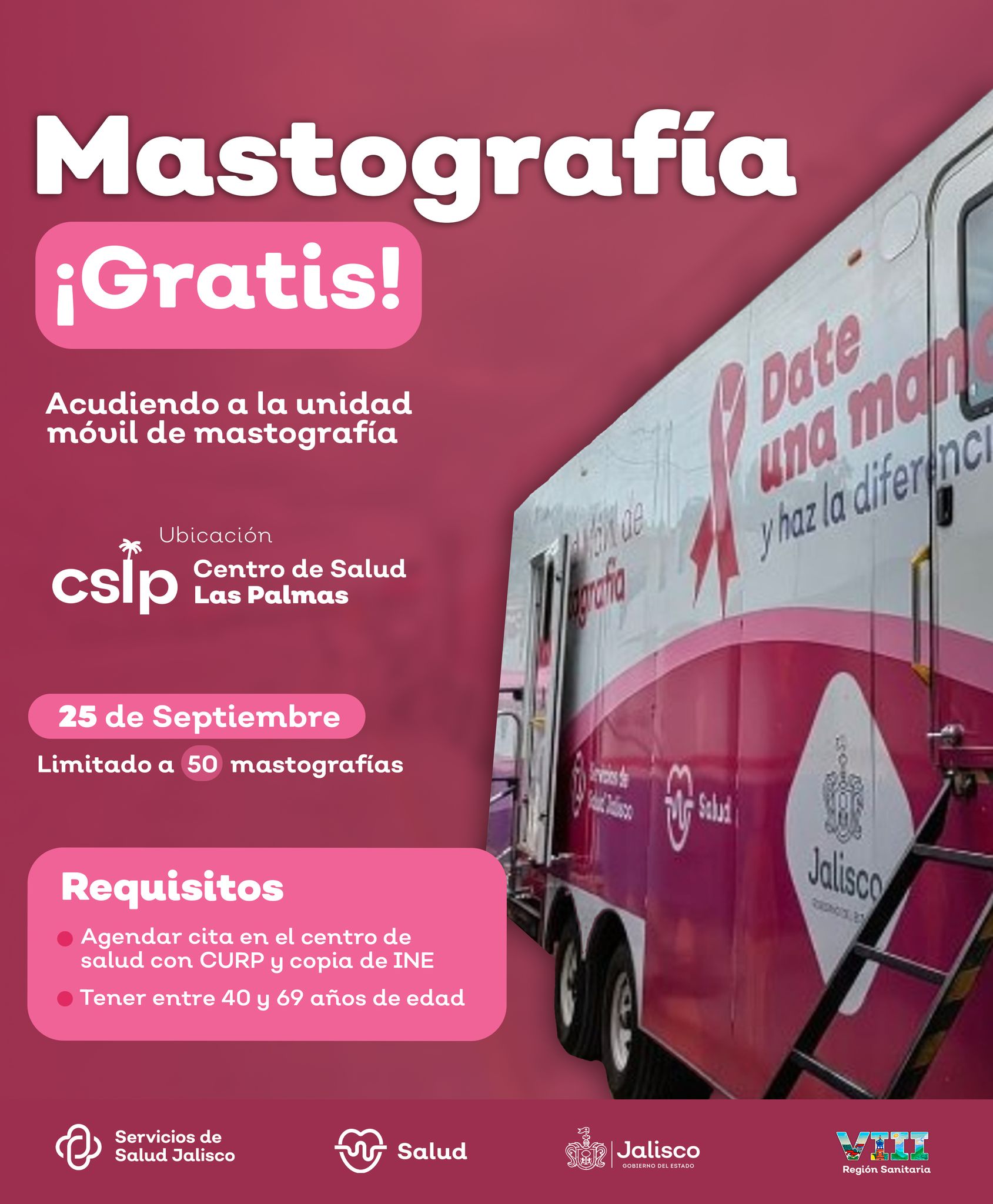 Realizarán jornada de mastografías gratis en Puerto Vallarta 3 Realizarán jornada de mastografías gratis en Puerto Vallarta