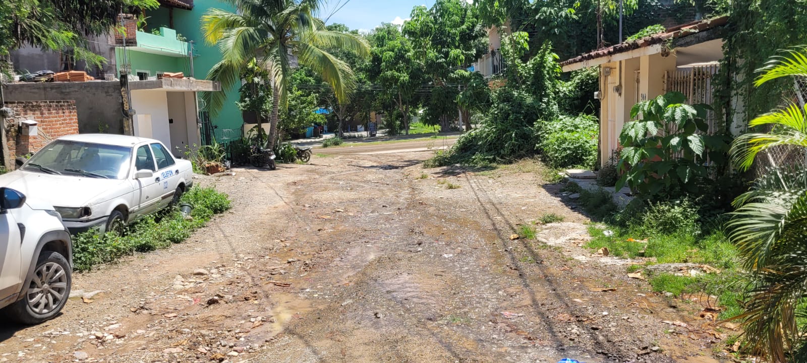 (FOTOS Y VIDEO) ¿Y SEAPAL? Habitantes de Bosques del progreso se quejan de enorme fuga de agua en la calle Mimosa