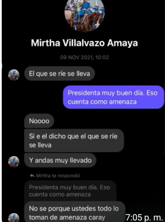 Denuncia medio bahiabanderense presuntas amenazas por parte de alcaldesa 1 amenazas de mirtha villalvazo