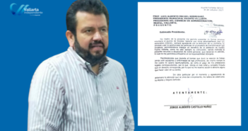 renuncia del director de seapal vallarta Jorge Castillo Núñez
