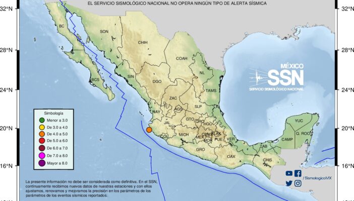 sismo en Puerto Vallarta