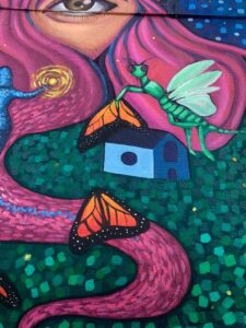 ‘El camino a casa’, un mural dedicado a todas las que no regresaron