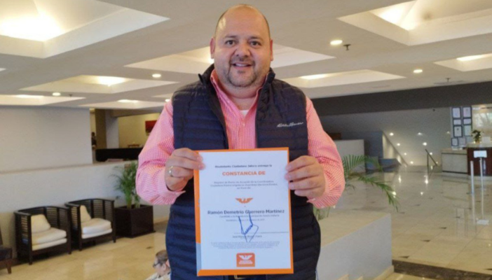 Oficializan a Ramón Guerrero como candidato de MC a la alcaldía de Puerto Vallarta