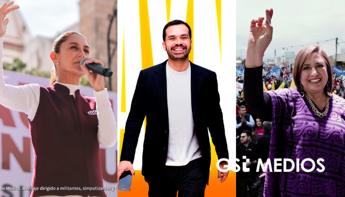 Cierre de precampañas: Sheinbaum, Gálvez y Álvarez Máynez listos para marcar el fin de esta etapa