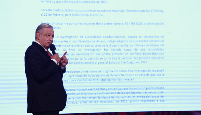 AMLO anuncia que NYT publicará reportaje de financiamiento del narco en su campaña