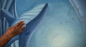 Los murales en fachadas de La Cruz de Huanacaxtle