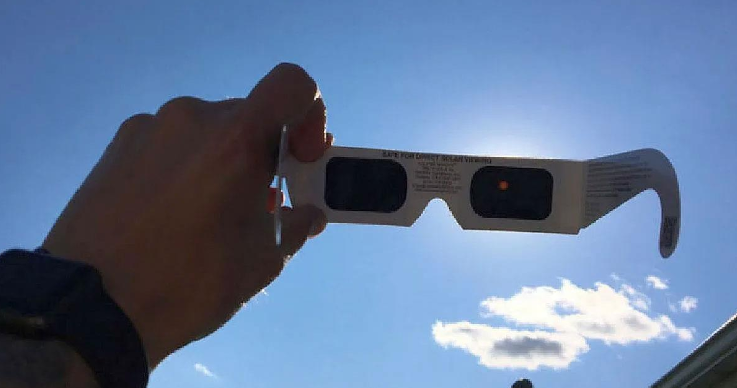 Filtros y proyecciones para observar un eclipse solar de manera segura 2 Lentes para eclipse solar