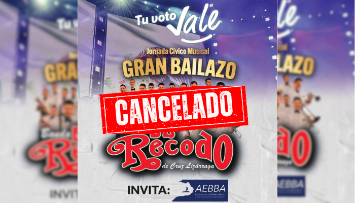 Autoridades cancelan fiesta cívica con El Recodo