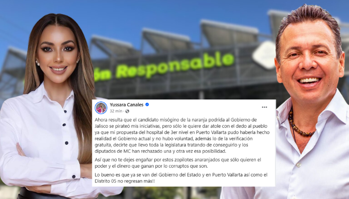 Yussara Canales acusa a Pablo Lemus de plagiar sus propuestas