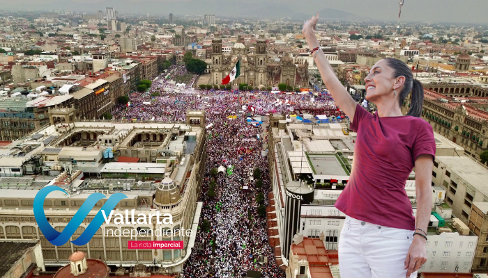 Claudia Sheinbaum cierra campaña en el Zócalo