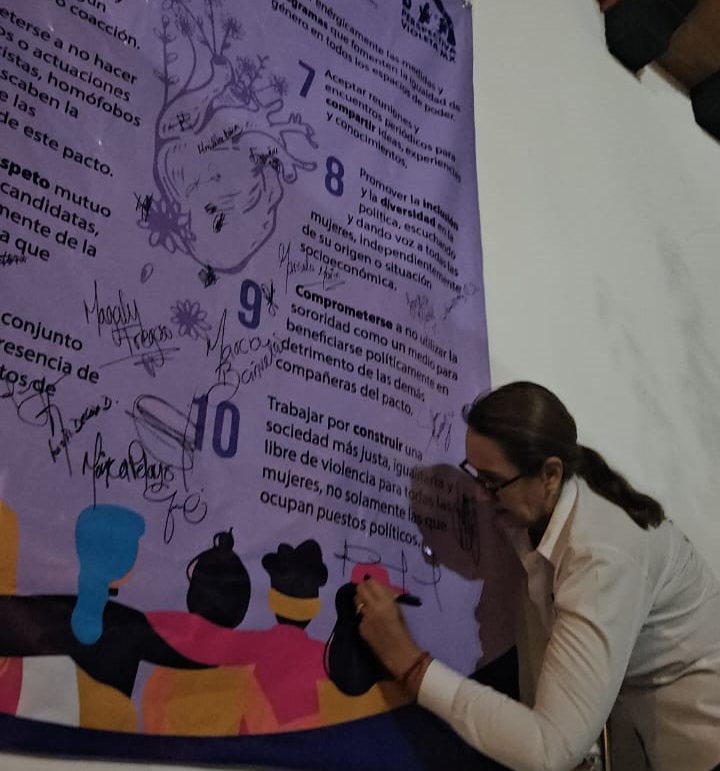 Candidatas firman Pacto de Sororidad propuesto por el colectivo 50+1 1 Candidatas firman Pacto de Sororidad propuesto por el colectivo 50+1