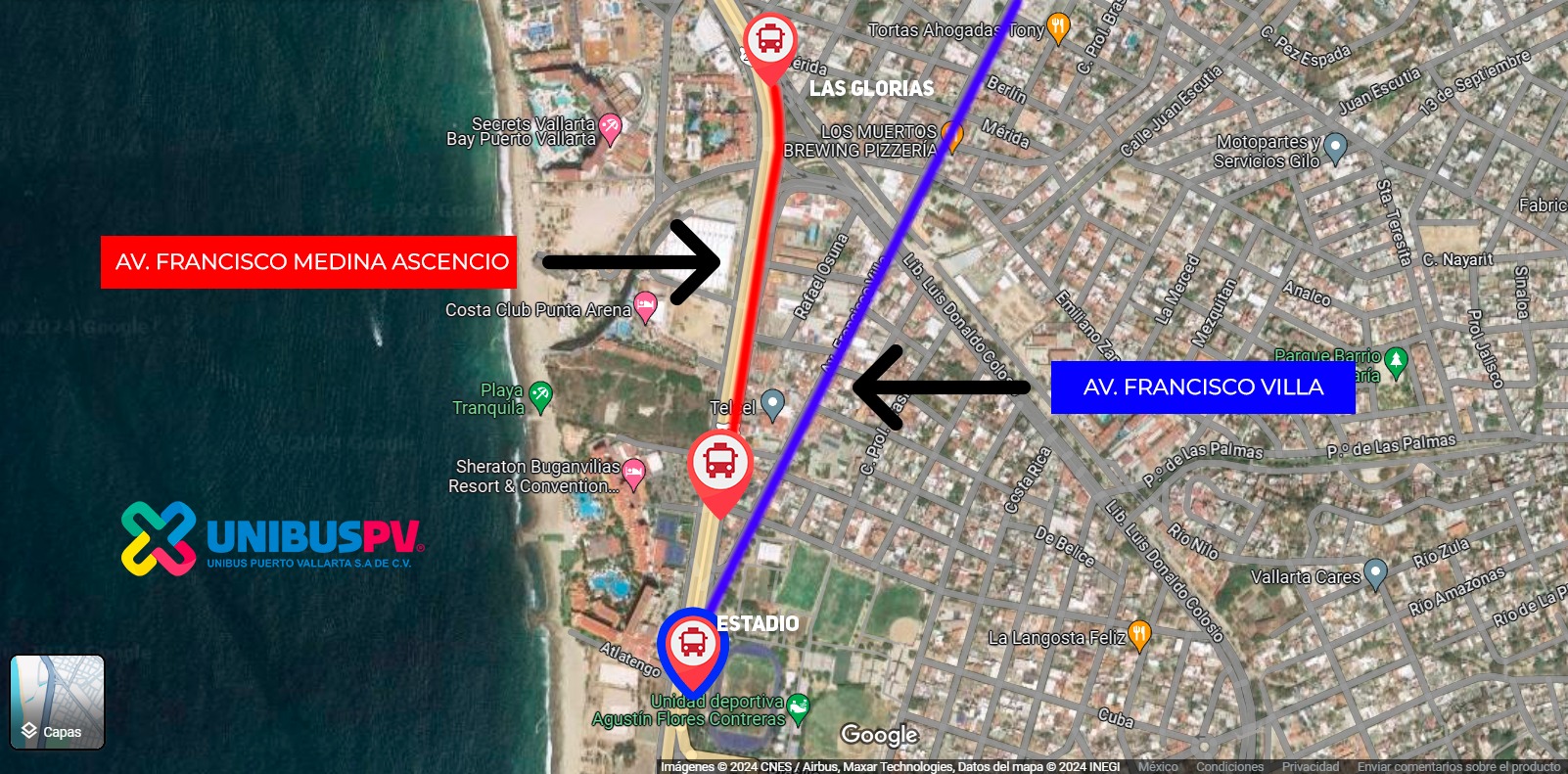 UnibusPV modifica temporalmente sus rutas en la Medina Ascencio