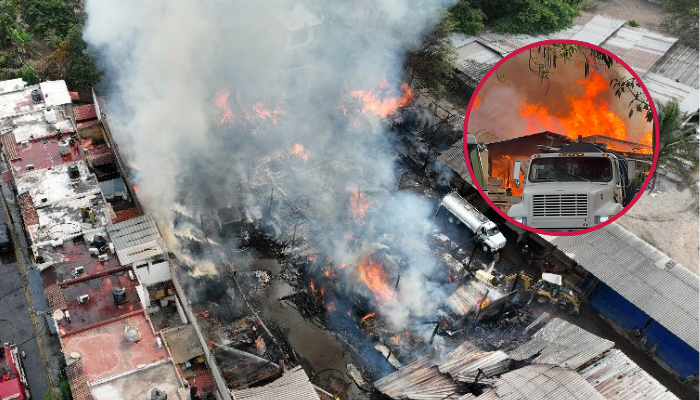 Incendio en La Floresta afecta 7 viviendas