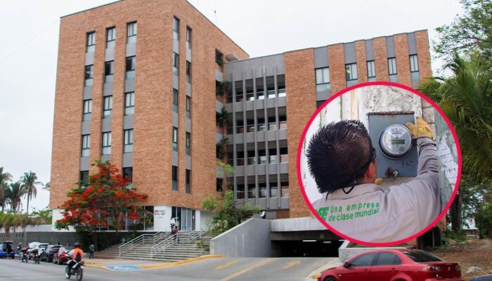 Unidad Municipal Administrativa sin luz por falta de pago