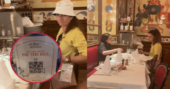 Ana Gabriela Guevara, fotografiada en restaurante de lujo durante Juegos Olímpicos de París